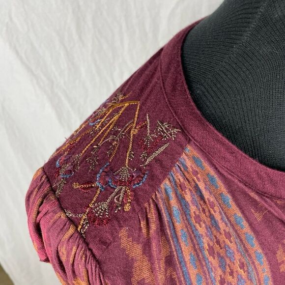 Lucky Brand Lightweight Western Embroidered Blouse - Women’s 2X - Picture 5 of 8